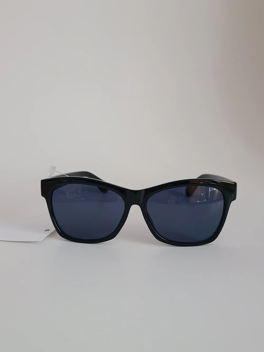 Mango Black Sunglasses Temple with Navy Lences NWT
